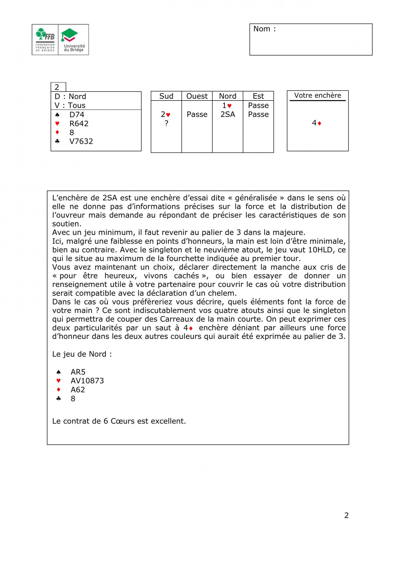 Formation continue des moniteurs solutions janvier 2022 3