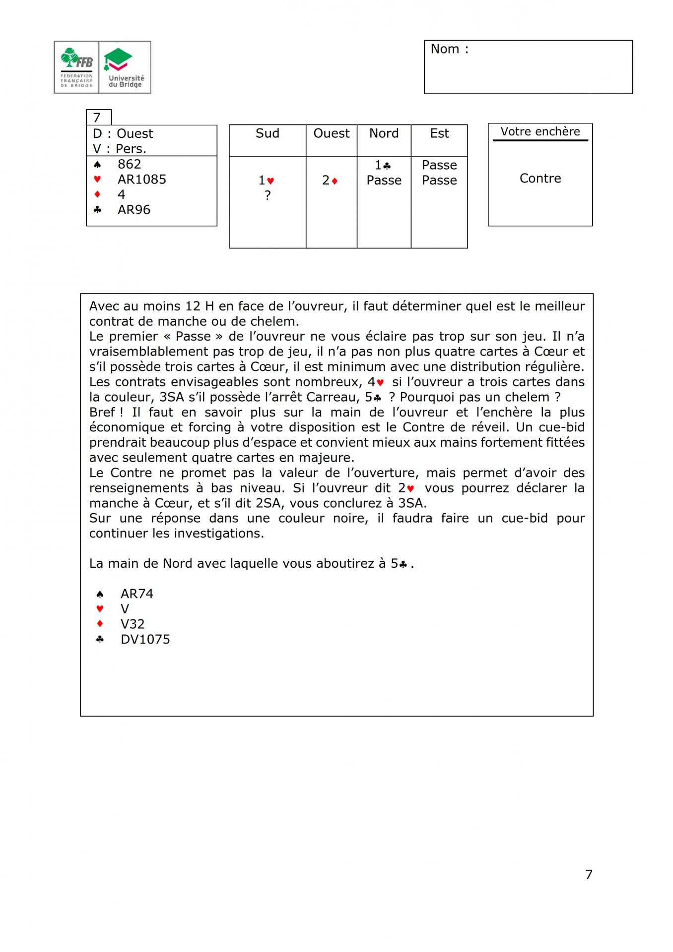 Formation continue des moniteurs solutions janvier 2022 8
