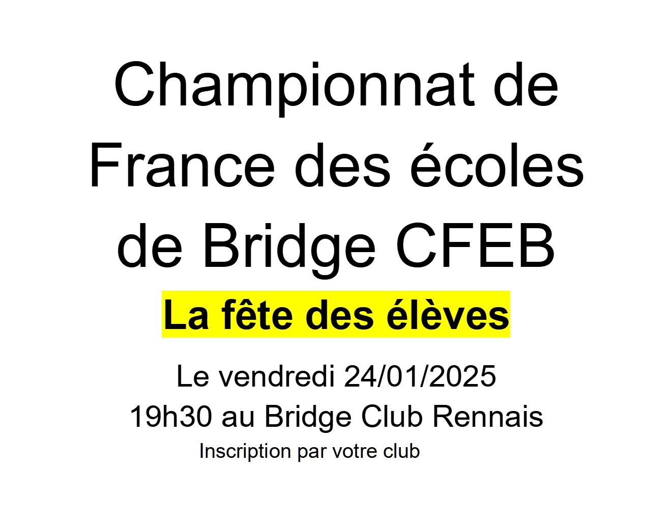 Affiche championnat des eleves 24 jan 2025 neu