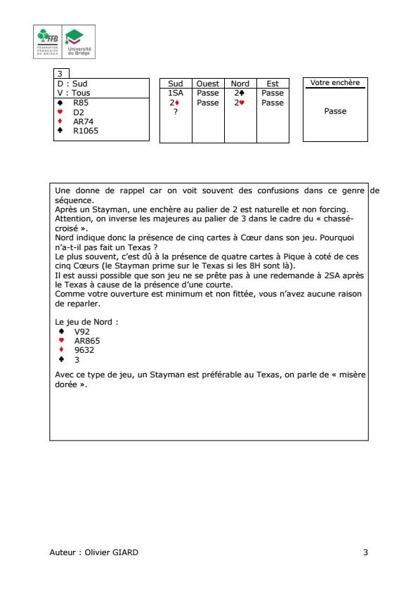 Formation continue des moniteurs solutions janvier 2021 conv 2