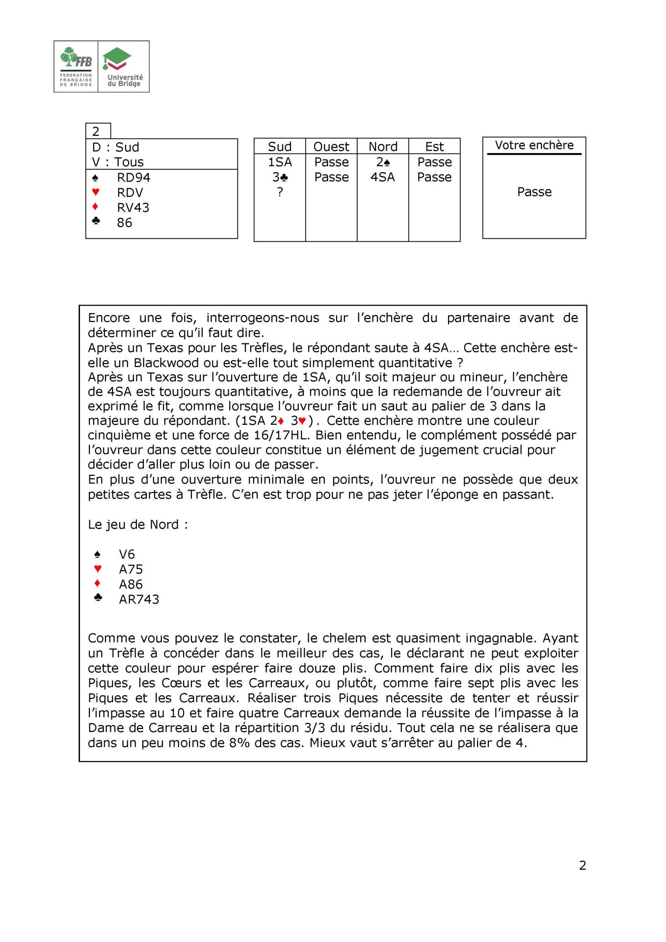 Formation continue des moniteurs solutions janvier 2025 page 2