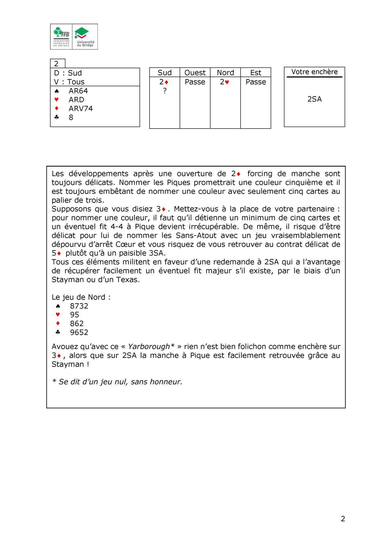 Formation continue des moniteurs solutions octobre 2020 page 2