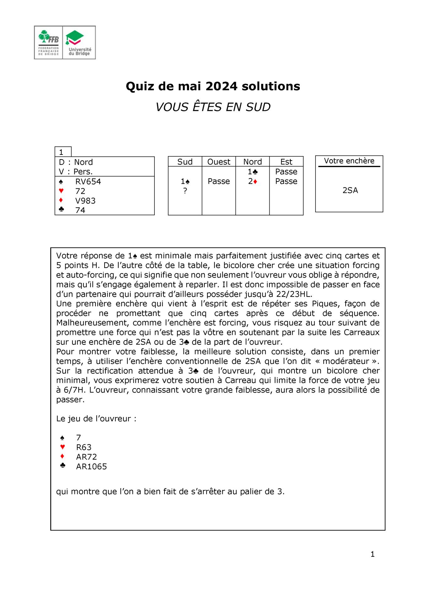 Quiz moniteurs solutions fevrier 2024 page 1