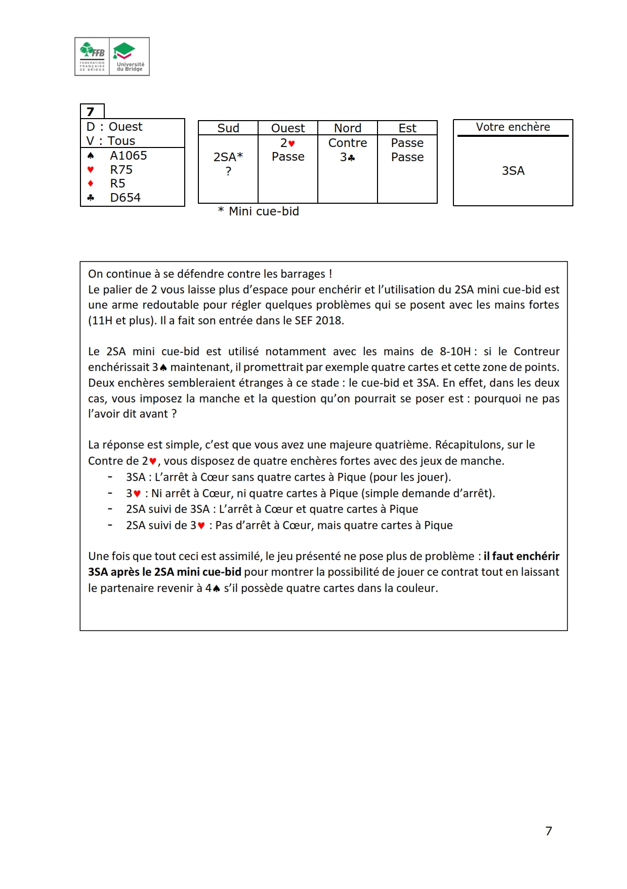 Quiz moniteurs solutions mars 2019 8